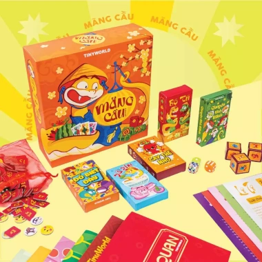 Combo Mãng Cầu Boardgame Tết 2.025 - Bộ sưu tập trò chơi ngày Tết, kết nối yêu thương gia đình, giảm giá 216.300 VND 4 Combo Mãng Cầu Boardgame Tết 2.025 - Bộ sưu tập trò chơi ngày Tết, kết nối yêu thương gia đình, giảm giá 216.300 VND 4