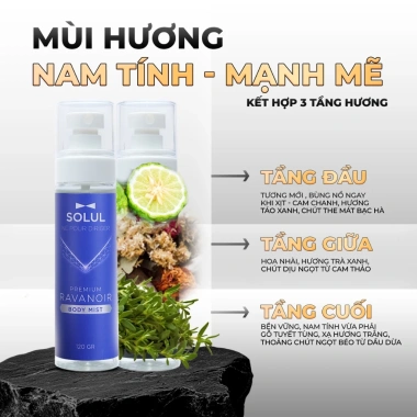 Combo Men's Care - Sữa tắm gội 2in1 420g + Sữa rửa mặt 210g + Dung dịch vệ sinh + Body Mist 120ml - Quà tặng nam 558k 4