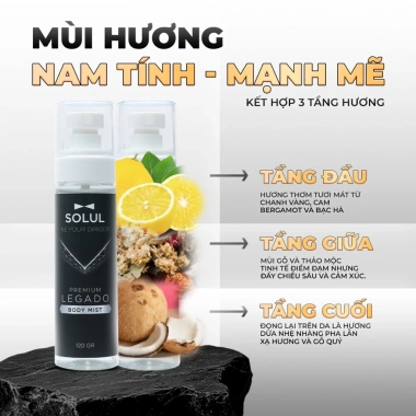 Combo Men's Care - Sữa tắm gội 2in1 420g + Sữa rửa mặt 210g + Dung dịch vệ sinh + Body Mist 120ml - Quà tặng nam 558k 5