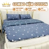 Combo Nệm Topper & Gối + Chăn Chần Bông Microfiber May Biên Chắc - Giá Ưu Đãi 337.000đ - Duhalatex Store 2