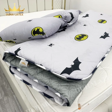 Combo Nệm Topper & Gối + Chăn Chần Bông Microfiber May Biên Chắc - Giá Ưu Đãi 337.000đ - Duhalatex Store 8