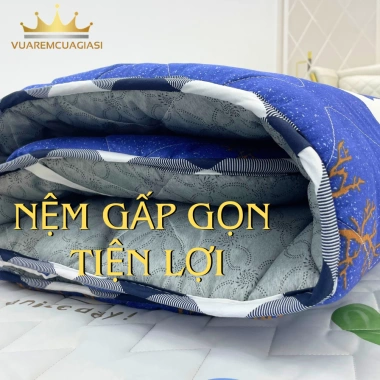 Combo Nệm Topper & Gối + Chăn Chần Bông Microfiber May Biên Chắc - Giá Ưu Đãi 337.000đ - Duhalatex Store 9