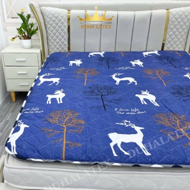 Combo Nệm Topper & Gối + Chăn Chần Bông Microfiber May Biên Chắc - Giá Ưu Đãi 337.000đ - Duhalatex Store 10