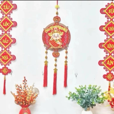 Combo Ông Thần Tài Cá Mẫu 2.026 Gật Đầu/Lắc Đầu - Set Trang Trí Nhà Cửa Văn Phòng Tết Bính Ngọ, Giá 49.000đ