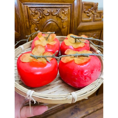 Combo quả Hồng giả cam đỏ - Cây trang trí decor nhà cửa Tết 2.026, chỉ 130k