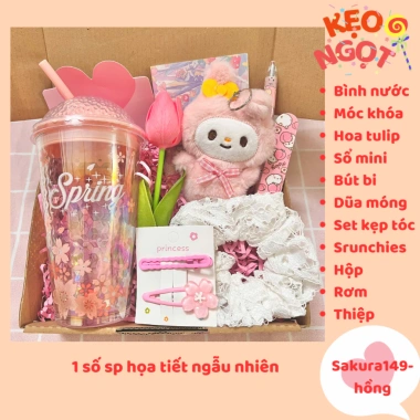 Combo quà sinh nhật nữ: bình nước dễ thương và phụ kiện tóc chỉ 49.000₫ 10 Combo quà sinh nhật nữ: bình nước dễ thương và phụ kiện tóc chỉ 49.000₫ 10
