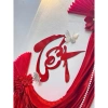 Combo Quạt Giấy Tết 2.026 - Set Quạt, Chữ Hoa, Vải Nhung Đỏ Trắng Trang Nhà Cửa Xuân 8