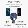 Combo sạc ô tô 6 cổng 4USB+2Type-C sạc nhanh PD, chịu nhiệt, tiết kiệm năng lượng - Giá chỉ 43.989₫ 2