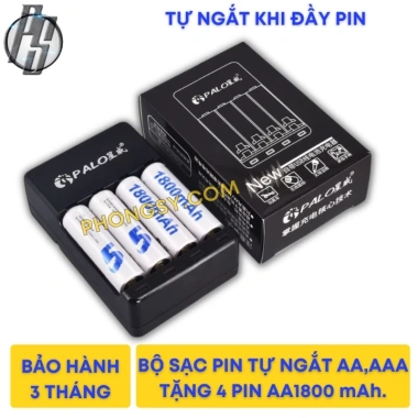 Combo Sạc Pin 4 Pin Palo AA 1.800mAh - Xe điều khiển, Đồ chơi, Chuột PC, Giá 79.000đ 9