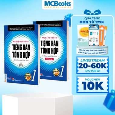 Combo Sách Tiếng Hàn Sơ Cấp 1 - Giáo trình Đen Trắng & SBT, Giá giảm 85.140 VND