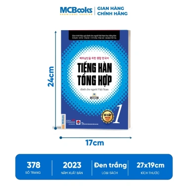 Combo Sách Tiếng Hàn Sơ Cấp 1 - Giáo trình Đen Trắng & SBT, Giá giảm 85.140 VND