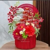 Combo set phụ kiện hoa lan hải đường - mẫu tháp Tết 2.026, giá ưu đãi 65k 3