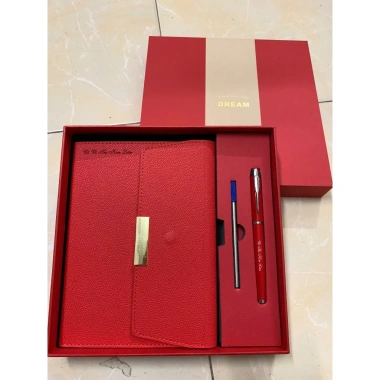Combo set quà tặng sổ tay và bút khắc tên hộp túi - cô giáo 20/11 giá 210.000 9