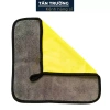 Combo sỉ 10 khăn lau xe microfiber 3M 2 mặt vàng xám Siêu thấm không đổ lông giá ưu đãi 111.300đ 3