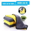 Combo sỉ 10 khăn lau xe microfiber 3M 2 mặt vàng xám Siêu thấm không đổ lông giá ưu đãi 111.300đ 4