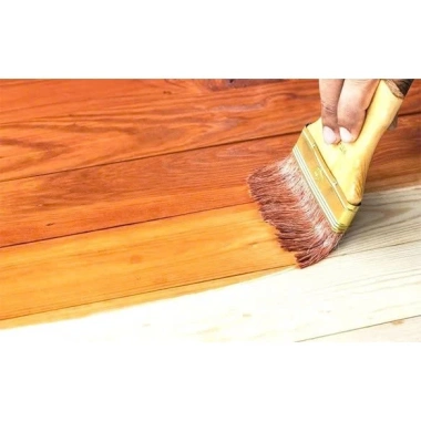 Combo sơn véc ni đánh bóng đồ gỗ nội thất nhanh khô, không độc hại, lên vân tự nhiên kèm gang tay chổi nhám - 58.000₫ 4