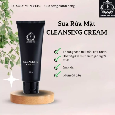 Combo sữa rửa mặt + tẩy da chết + serum chấm mụn Men Vero chính hãng - 99k 3