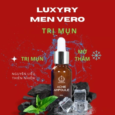 Combo sữa rửa mặt + tẩy da chết + serum chấm mụn Men Vero chính hãng - 99k 6