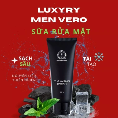 Combo sữa rửa mặt + tẩy da chết + serum chấm mụn Men Vero chính hãng - 99k 8