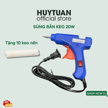 Combo súng bắn keo 20W kèm 10 keo nến tiện lợi - Dụng cụ làm đồ thủ công, tháp bánh kẹo Tết 7