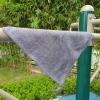 Combo Tiết Kiệm Khăn Vuông Microfiber Ghi Xám Đa Năng Cho Ô Tô và Bàn Kính - Bền Chắc, Không Ra Lông, Giá Chỉ 39.900₫ 4