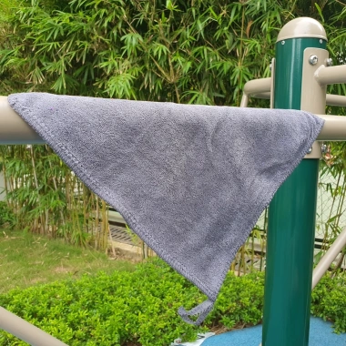 Combo Tiết Kiệm Khăn Vuông Microfiber Ghi Xám Đa Năng Cho Ô Tô và Bàn Kính - Bền Chắc, Không Ra Lông, Giá Chỉ 39.900₫