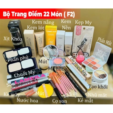 Combo trang điểm 22 món đầy đủ - Mỹ phẩm chất lượng, giảm còn 75.000 VND 3
