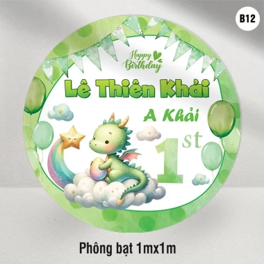 Combo trang trí sinh nhật BÉ TRAI tuổi Thìn - Đồ trang trí Rồng, giá chỉ 70.000đ 2 Combo trang trí sinh nhật BÉ TRAI tuổi Thìn - Đồ trang trí Rồng, giá chỉ 70.000đ 2