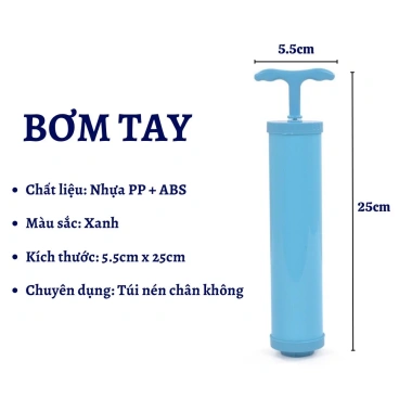 Combo túi hút chân không đựng quần áo, chăn gối - Tiết kiệm không gian, bảo quản 5