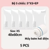 Combo Túi Hút Chân Không + Máy Bơm Điện - Đựng Quần Áo, Chăn Gối, PA‑PE Dày, Tái Dùng 10