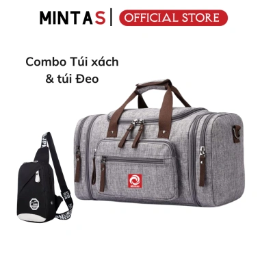 Combo Túi Xách và Túi Đeo MINTAS Thời Trang Đa Năng Du Lịch Nam Nữ Giá 149.000₫ 2