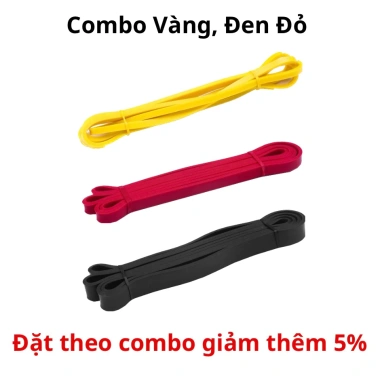 Combo ưu đãi Dây Kháng Lực Powerband Đa năng, tập toàn thân, chỉ 90.160₫ 2