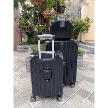 Combo Vali + Cặp Mini Valí Khung Nhôm Khoá Sập Size 20/24 - Giá Ưu Đãi 620k 3