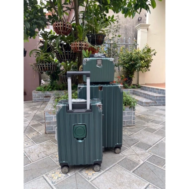 Combo Vali + Cặp Mini Valí Khung Nhôm Khoá Sập Size 20/24 - Giá Ưu Đãi 620k 8