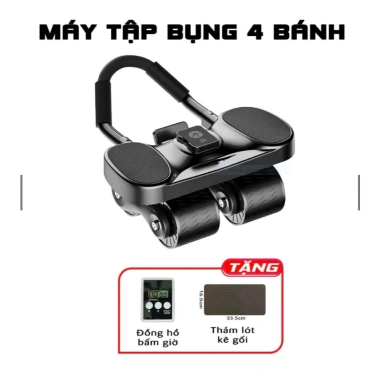 Con lăn 4 bánh trợ lực tặng đồng hồ + lót gối, bụng bắp tay bắp chân - Giá 224.000 VND 9 Con lăn 4 bánh trợ lực tặng đồng hồ + lót gối, bụng bắp tay bắp chân - Giá 224.000 VND 9