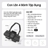 Con Lăn 4 Bánh Trợ Lực Thế Hệ Mới – Tập Bụng, Plank Tại Nhà, Khuỷu Tay Giá Ưu Đãi 296k 3