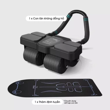 Con Lăn 4 Bánh Trợ Lực Thế Hệ Mới – Tập Bụng, Plank Tại Nhà, Khuỷu Tay Giá Ưu Đãi 296k 10