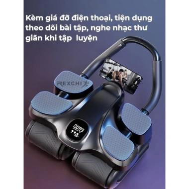 Con lăn tập bụng 2.025 - Plank tại nhà có trợ lực chống đổ, giảm giá 269k