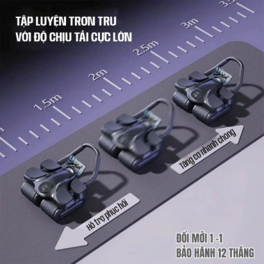 Con Lăn Tập Bụng 4 Bánh 2.025 LCD Sắc Nét, Trợ Lực Hỗ Trợ, Tập Tại Nhà, Kèm Kê Gối
