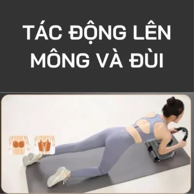 Con lăn tập bụng 4 bánh chống đổ - Dụng cụ tập plank trợ lực tại nhà 2.024 7