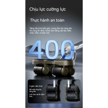 Con lăn tập bụng cao cấp 4 bánh – Dụng cụ luyện tập cơ bụng tại nhà, giảm mỡ hiệu quả 9 Con lăn tập bụng cao cấp 4 bánh – Dụng cụ luyện tập cơ bụng tại nhà, giảm mỡ hiệu quả 9