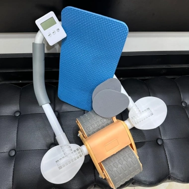 Con Lăn Trợ Lực Tập Bụng 4 Bánh Đàn Hồi - Giảm Eo, Tăng Cơ - Tặng Thảm Lót 10