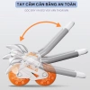 Con Lăn Trợ Lực Thế Hệ Mới 2 Bánh – Tập Bụng Tại Nhà, Chỗ Để Tay, Đếm Số Tiện 7
