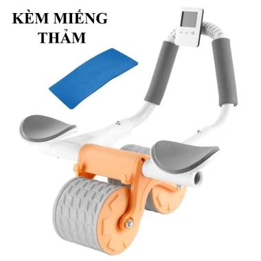 Con Lăn Trợ Lực Thế Hệ Mới 2 Bánh – Tập Bụng Tại Nhà, Chỗ Để Tay, Đếm Số Tiện 9