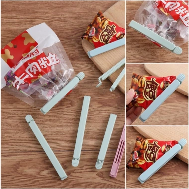 Công cụ 5 kẹp niêm phong thực phẩm tái sử dụng nhựa, Sealer Túi Snack, chỉ 37.730₫