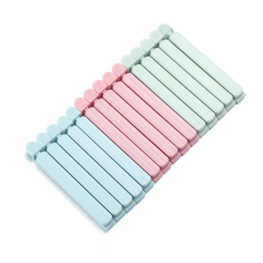Công cụ 5 kẹp niêm phong thực phẩm tái sử dụng nhựa, Sealer Túi Snack, chỉ 37.730₫