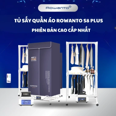 Công nghệ hương thơm 2.025 - Tủ sấy quần áo Rowanto 50kg bảo vệ vải, giá ưu đãi, hàng chính hãng