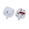 Công tắc 3 pin 250V 13A AC Cắm điện, công tắc nam, ổ cắm hợp nhất, bảo vệ quá tải