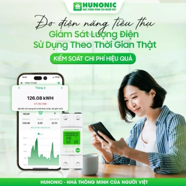 Công Tơ Điện Tử Thông Minh HUNONIC ENTEC - Đo Đúng, Tiết Kiệm Năng Lượng, Giá 440.000 VND 2