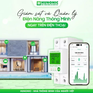 Công Tơ Điện Tử Thông Minh HUNONIC ENTEC - Đo Đúng, Tiết Kiệm Năng Lượng, Giá 440.000 VND 4